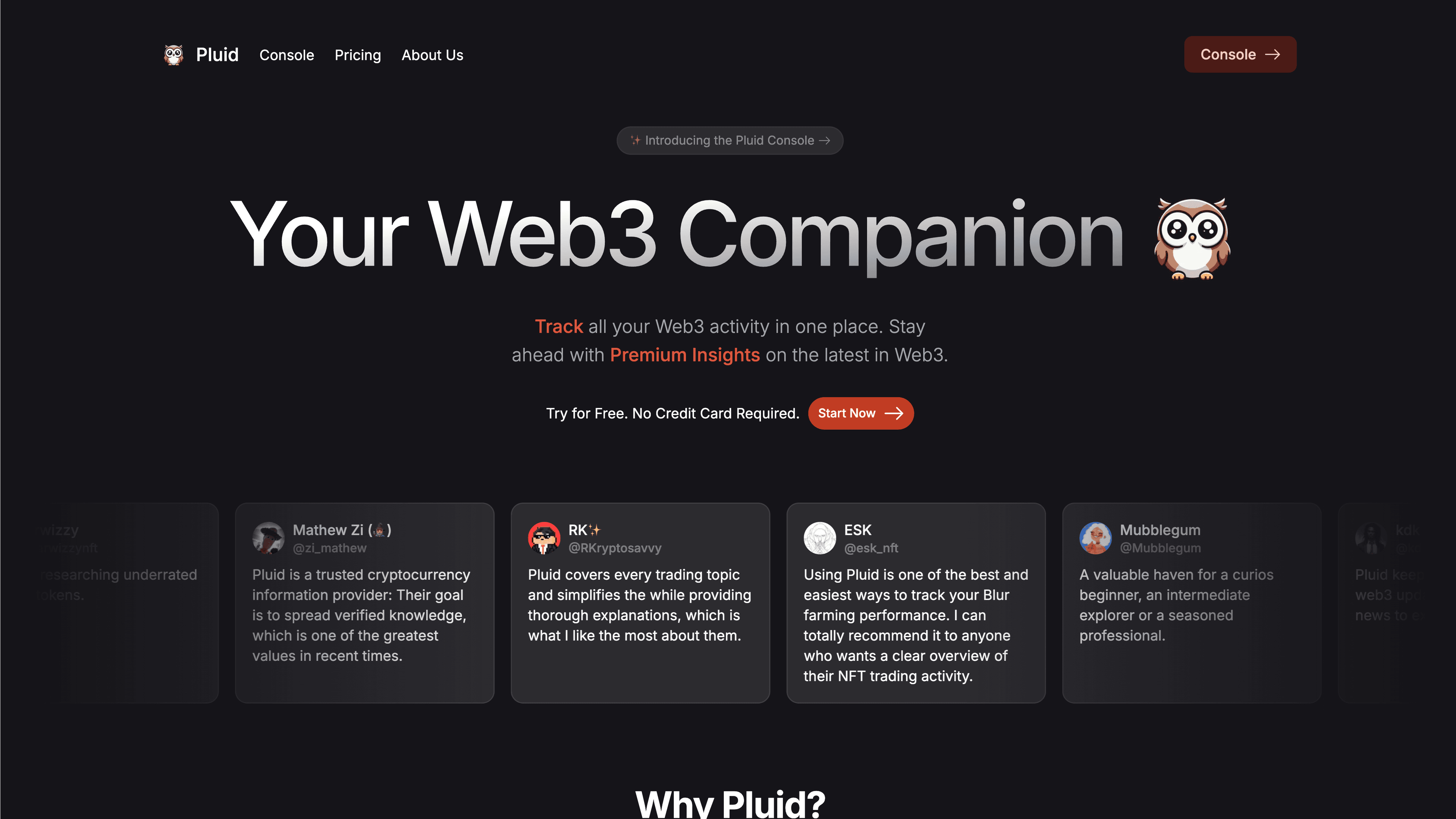 Pluid News Home